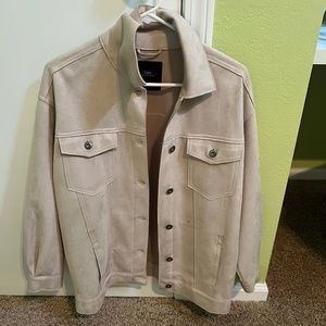 Faux Suede Jacket